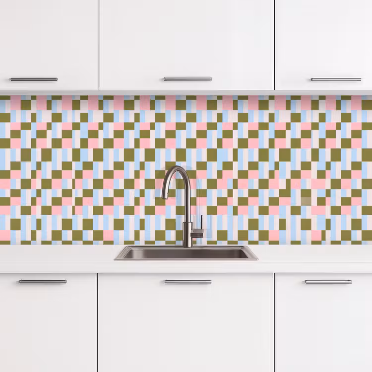 Küchenrückwand - Muster – Geometrisch – Abstrakt – Farbenfroh – Modern — 4