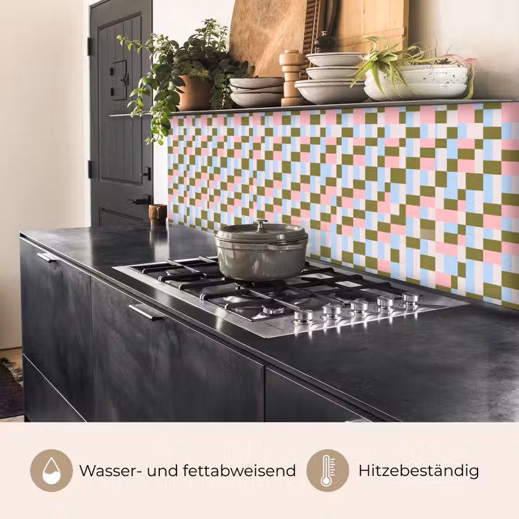 Küchenrückwand - Muster – Geometrisch – Abstrakt – Farbenfroh – Modern — 5