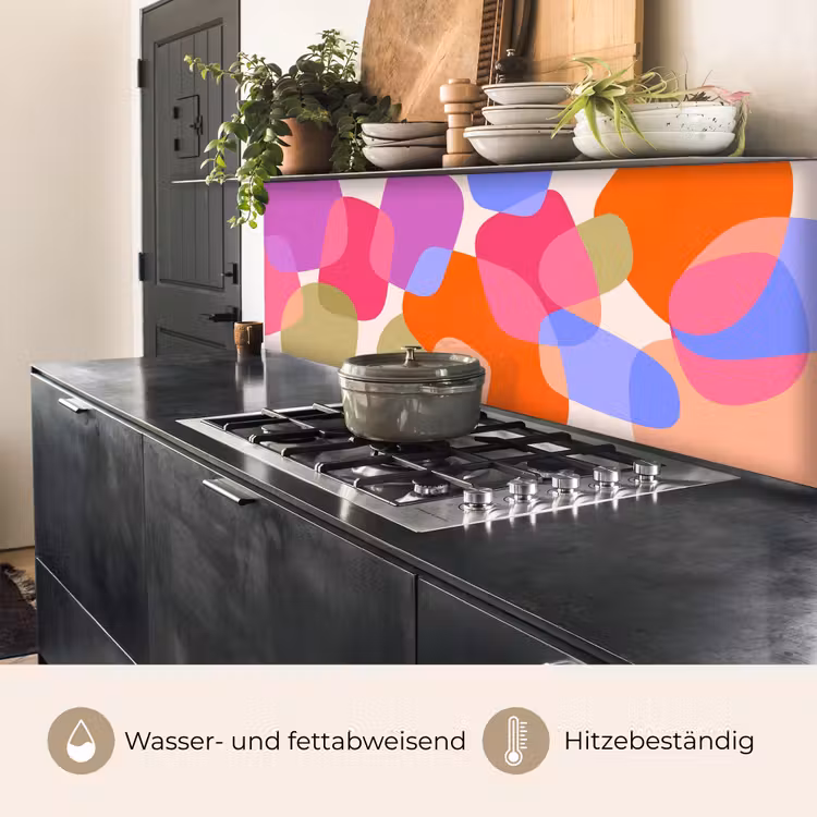 Küchenrückwand - Zusammenfassung – Formen – Modern – Farbenfroh — 5