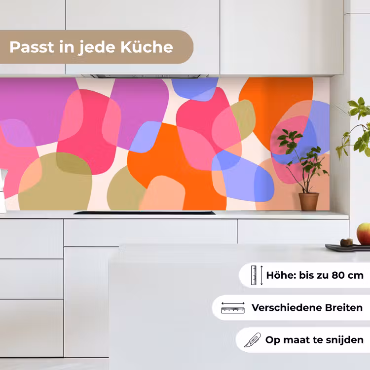 Küchenrückwand - Zusammenfassung – Formen – Modern – Farbenfroh — 7
