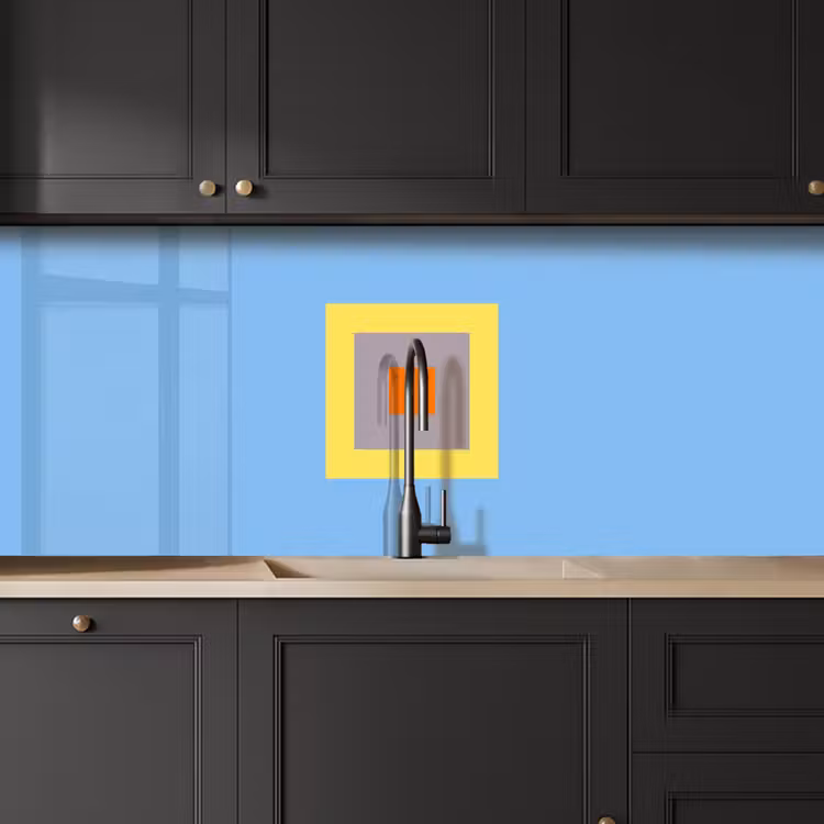 Küchenrückwand - Abstrakt – Geometrisch – Farbenfroh – Modern – Formen — 6