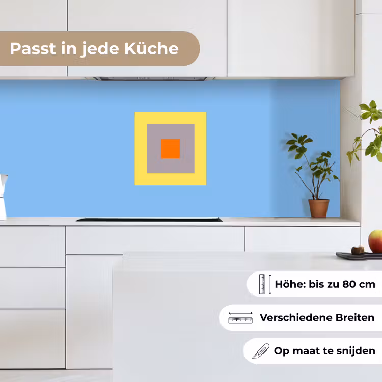 Küchenrückwand - Abstrakt – Geometrisch – Farbenfroh – Modern – Formen — 7