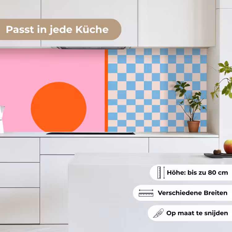 Küchenrückwand - Zusammenfassung – Formen – Geometrisch – Modern – Farbenfroh — 7
