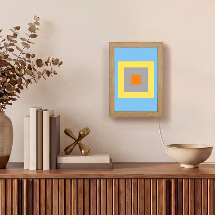 Personalisierte Lightbox - Abstrakt – Geometrisch – Farbenfroh – Modern – Formen — 4