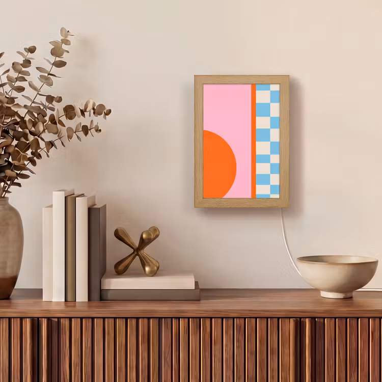Personalisierte Lightbox - Zusammenfassung – Formen – Geometrisch – Modern – Farbenfroh — 4