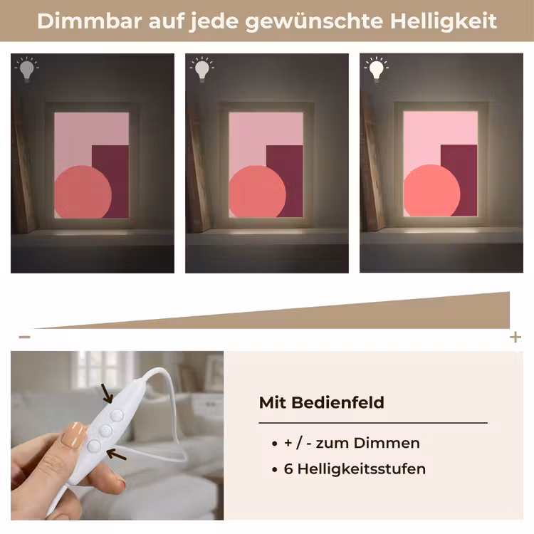 Personalisierte Lightbox - Zusammenfassung – Formen – Rosa – Modern – Design — 8