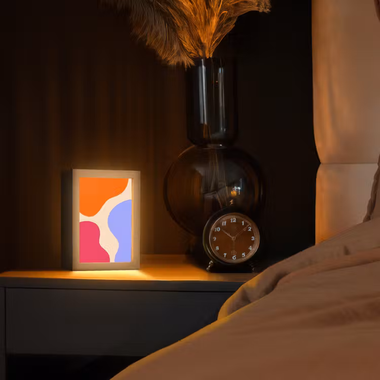 Personalisierte Lightbox - Zusammenfassung – Organische Formen – Design – Modern – Farbenfroh — 2