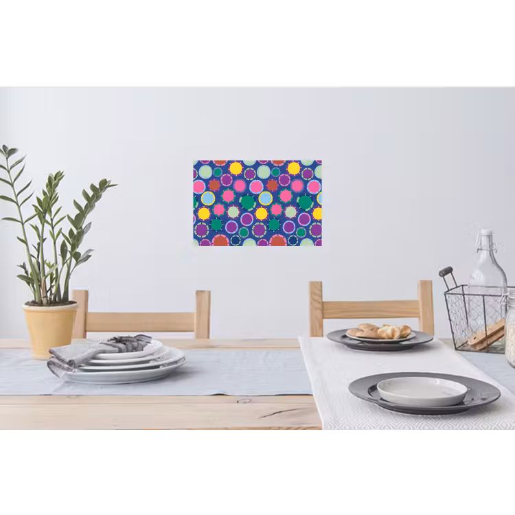 Wandtattoo – Muster – Kreise – Abstrakt – Bunt — 4