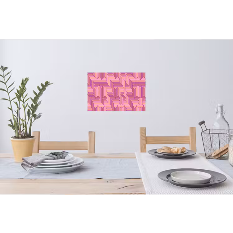 Wandtattoo – Muster – Linien – Abstrakt – Modern – Lila — 4