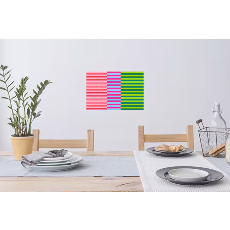 Wandtattoo – Muster – Streifen – Modern – Abstrakt – Bunt — 4