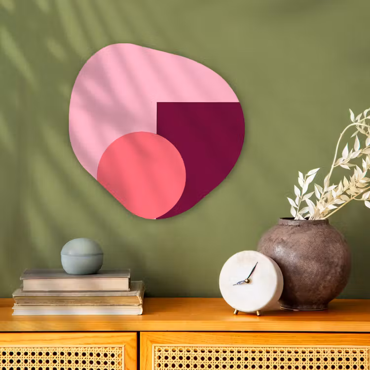 Forexbild Organische Form - Zusammenfassung – Formen – Rosa – Modern – Design — 2