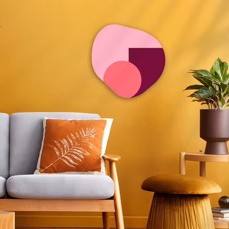 Forexbild Organische Form - Zusammenfassung – Formen – Rosa – Modern – Design — 3