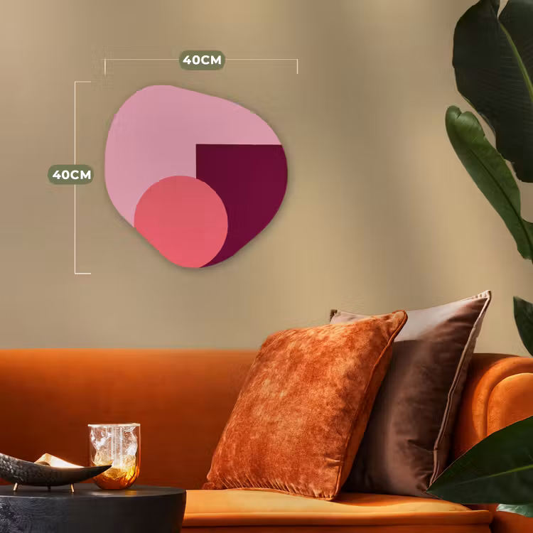 Forexbild Organische Form - Zusammenfassung – Formen – Rosa – Modern – Design — 4