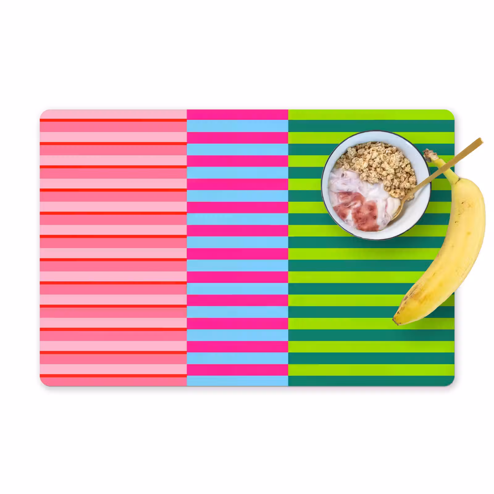 Tischset - 6 Stück - Muster – Streifen – Modern – Abstrakt – Bunt — 1