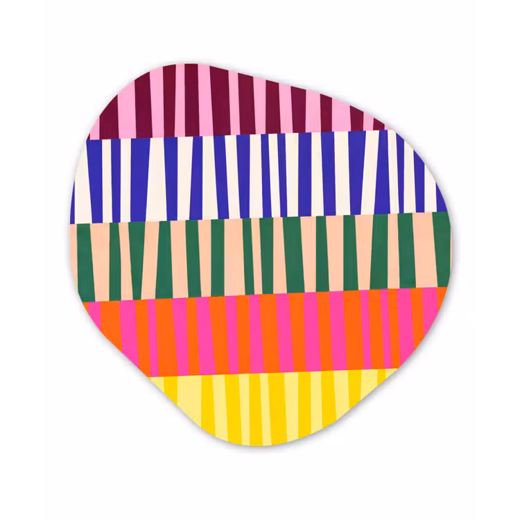 Forexbild Organische Form - Muster – Streifen – Abstrakt – Modern – Farbenfroh — 1