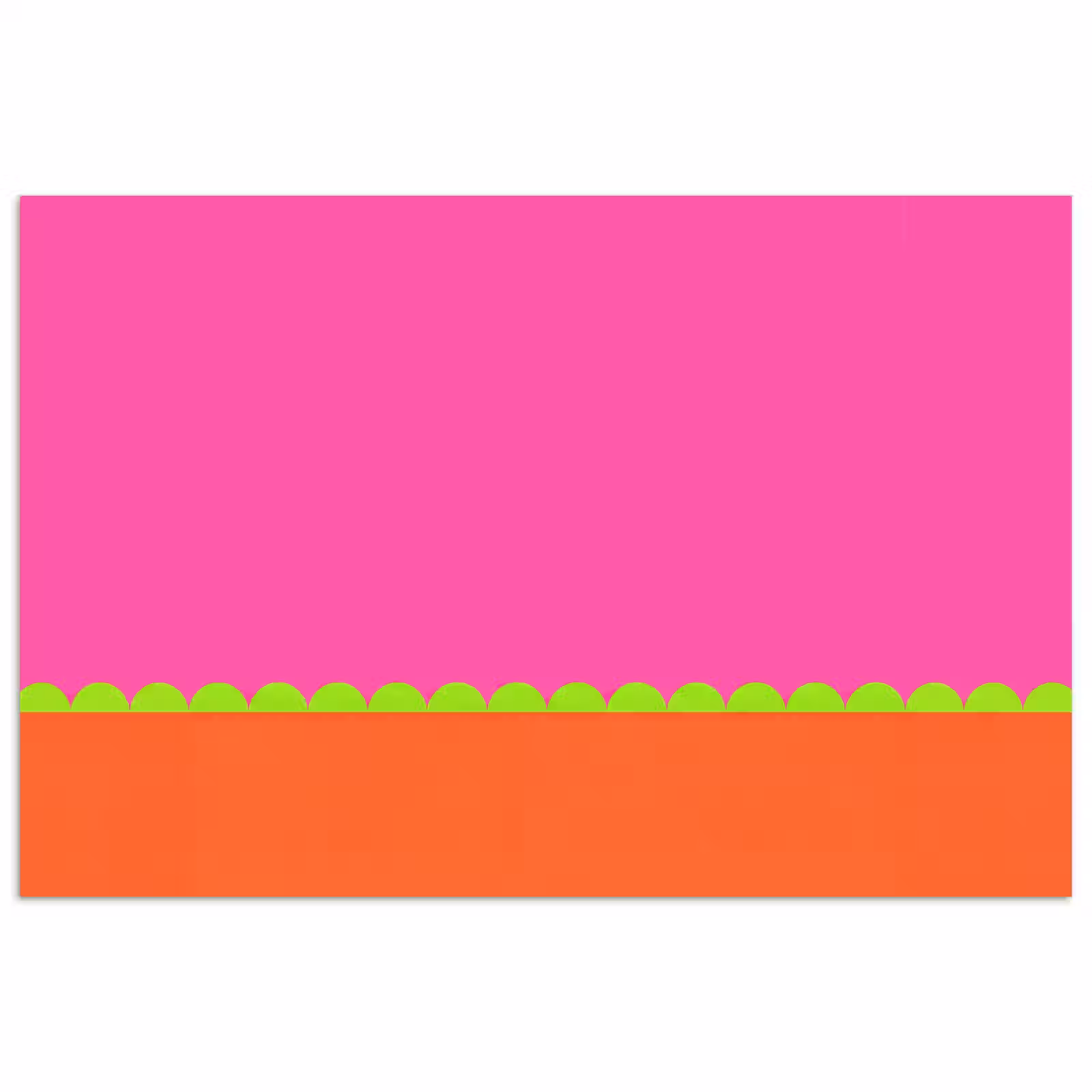 Poster - Zusammenfassung – Geometrisch – Farbblöcke – Rosa – Orange — 1