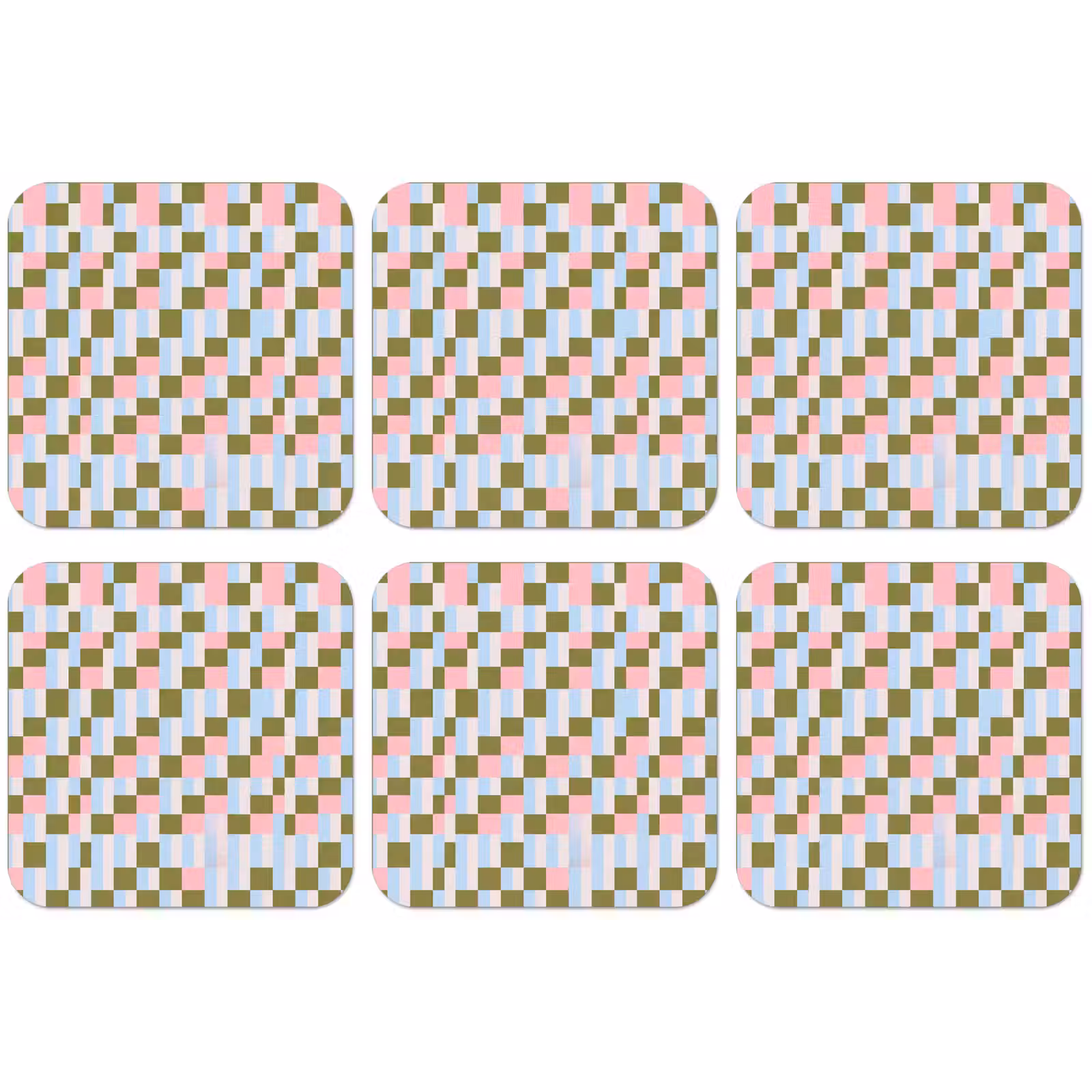 Untersetzer - Muster – Geometrisch – Abstrakt – Farbenfroh – Modern — 1