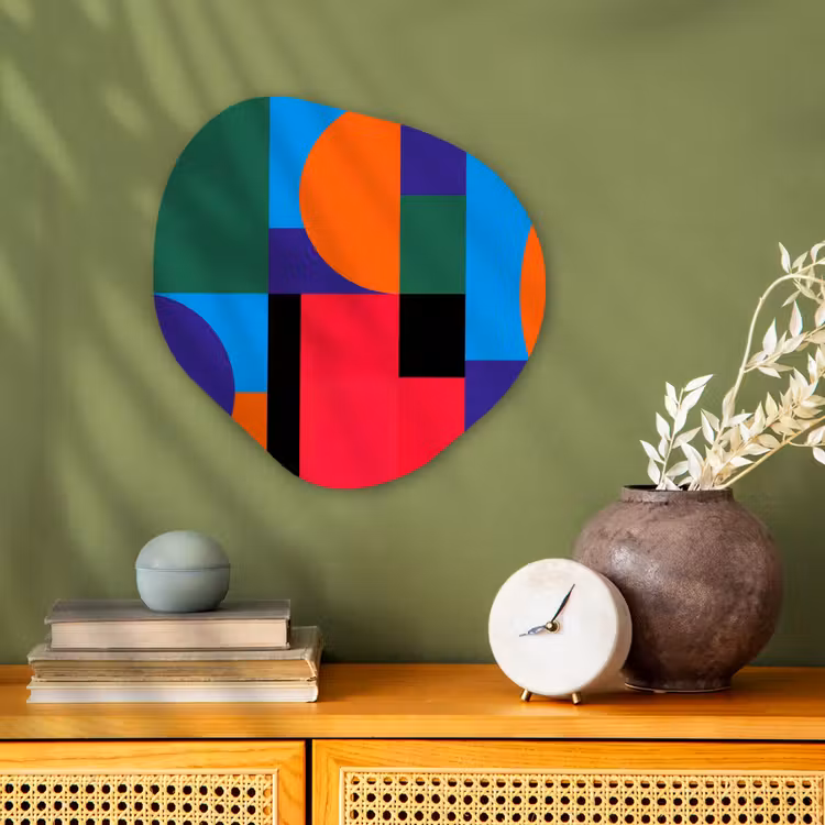 Forexbild Organische Form - Geometrisch – Abstrakt – Formen – Farbenfroh – Modern — 2