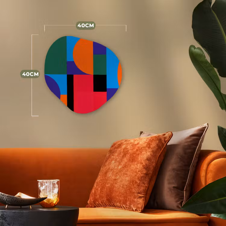 Forexbild Organische Form - Geometrisch – Abstrakt – Formen – Farbenfroh – Modern — 4