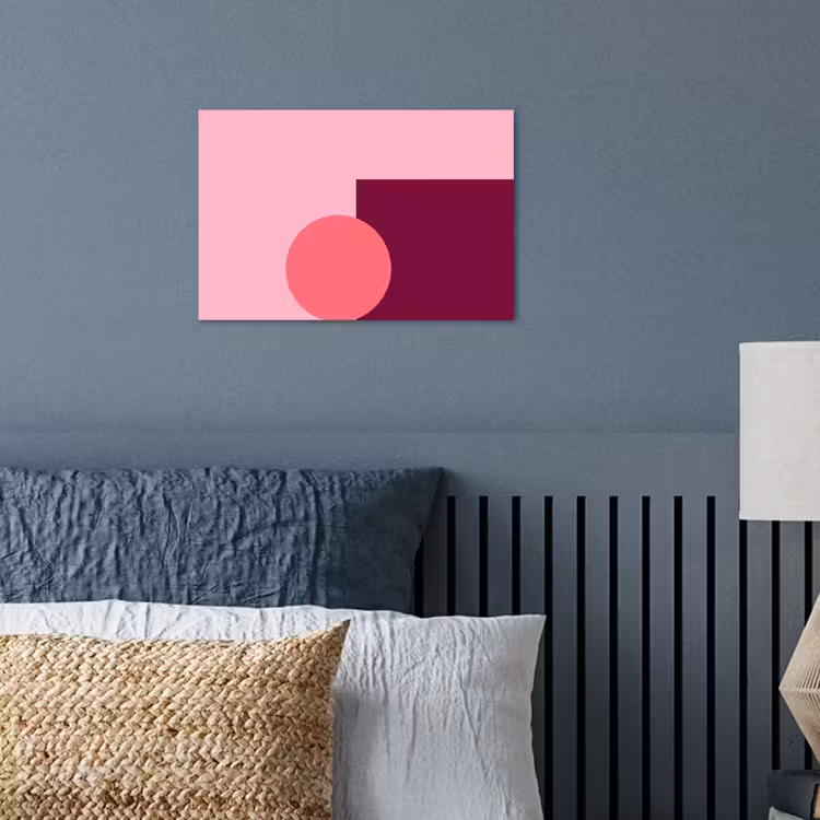 Poster - Zusammenfassung – Formen – Rosa – Modern – Design — 3