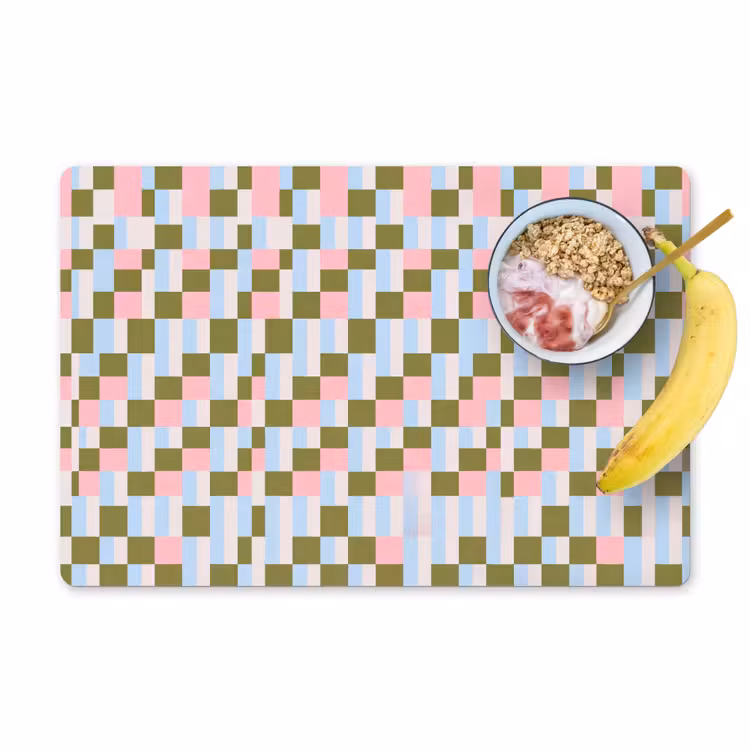 Tischset - 6 Stück - Muster – Geometrisch – Abstrakt – Farbenfroh – Modern — 1