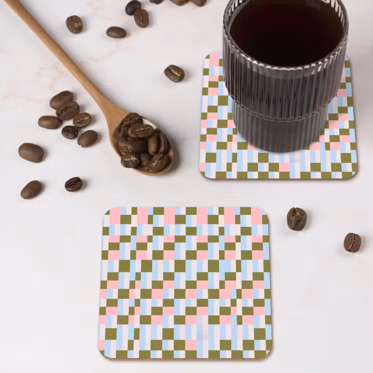 Untersetzer - Muster – Geometrisch – Abstrakt – Farbenfroh – Modern — 4