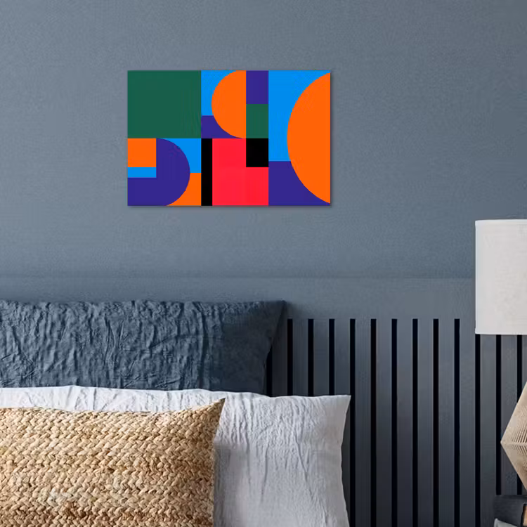 Poster - Geometrisch – Abstrakt – Formen – Farbenfroh – Modern — 3