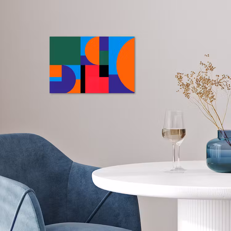 Poster - Geometrisch – Abstrakt – Formen – Farbenfroh – Modern — 4