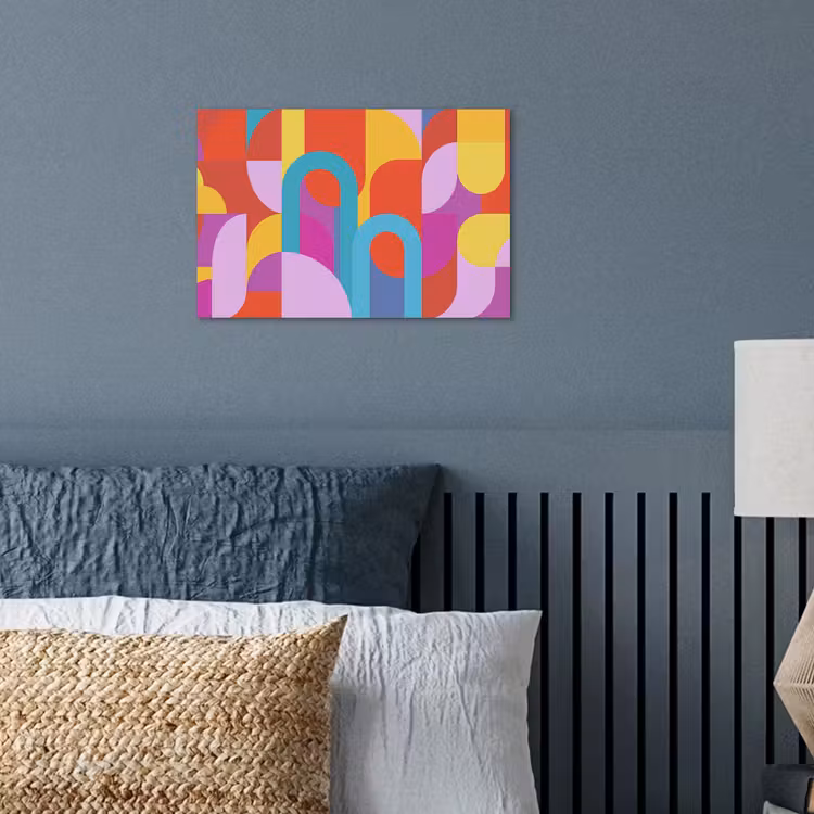 Poster - Zusammenfassung – Geometrie – Farbenfroh – Modern – Kunst — 3