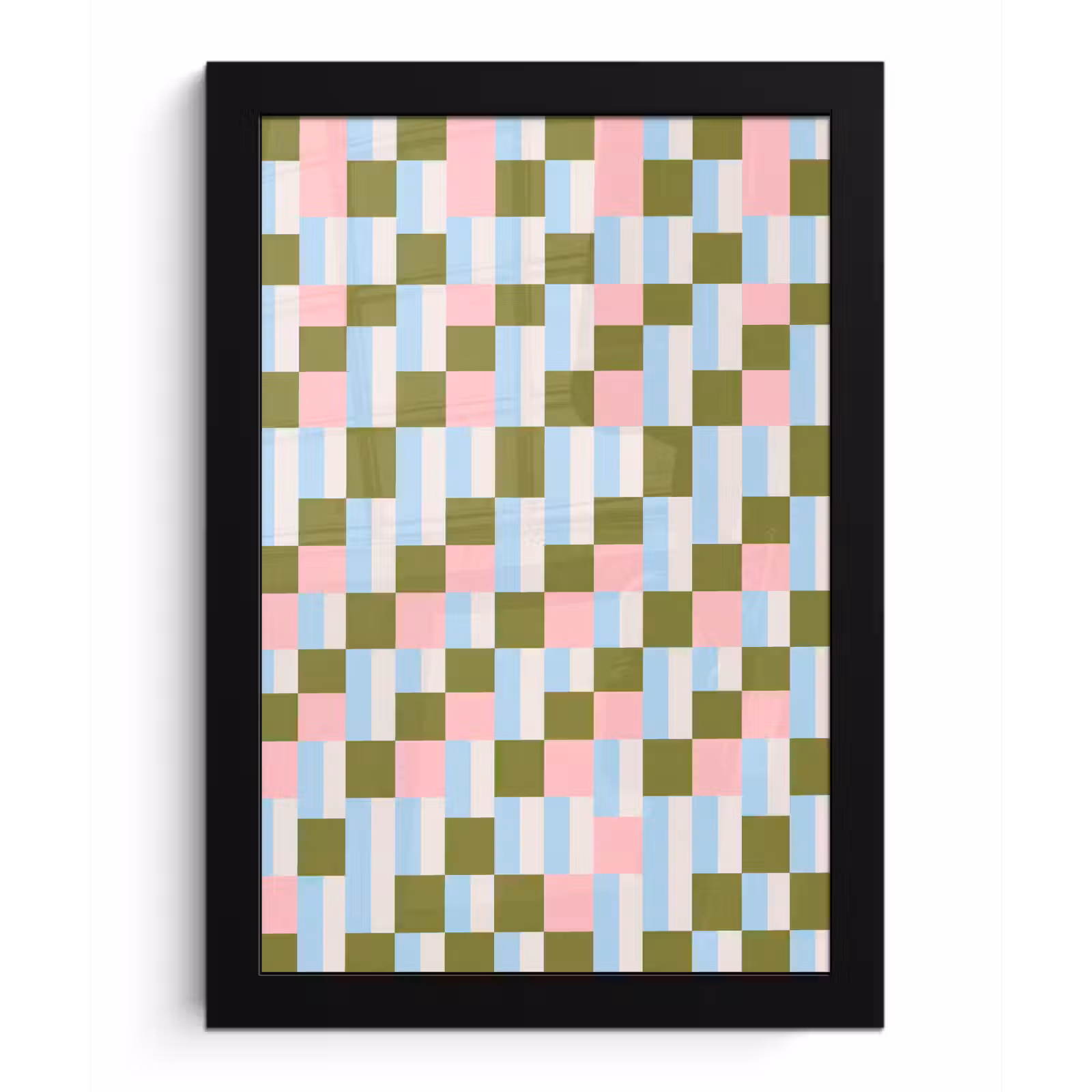 Bilder mit Rahmen - Muster – Geometrisch – Abstrakt – Farbenfroh – Modern — 1