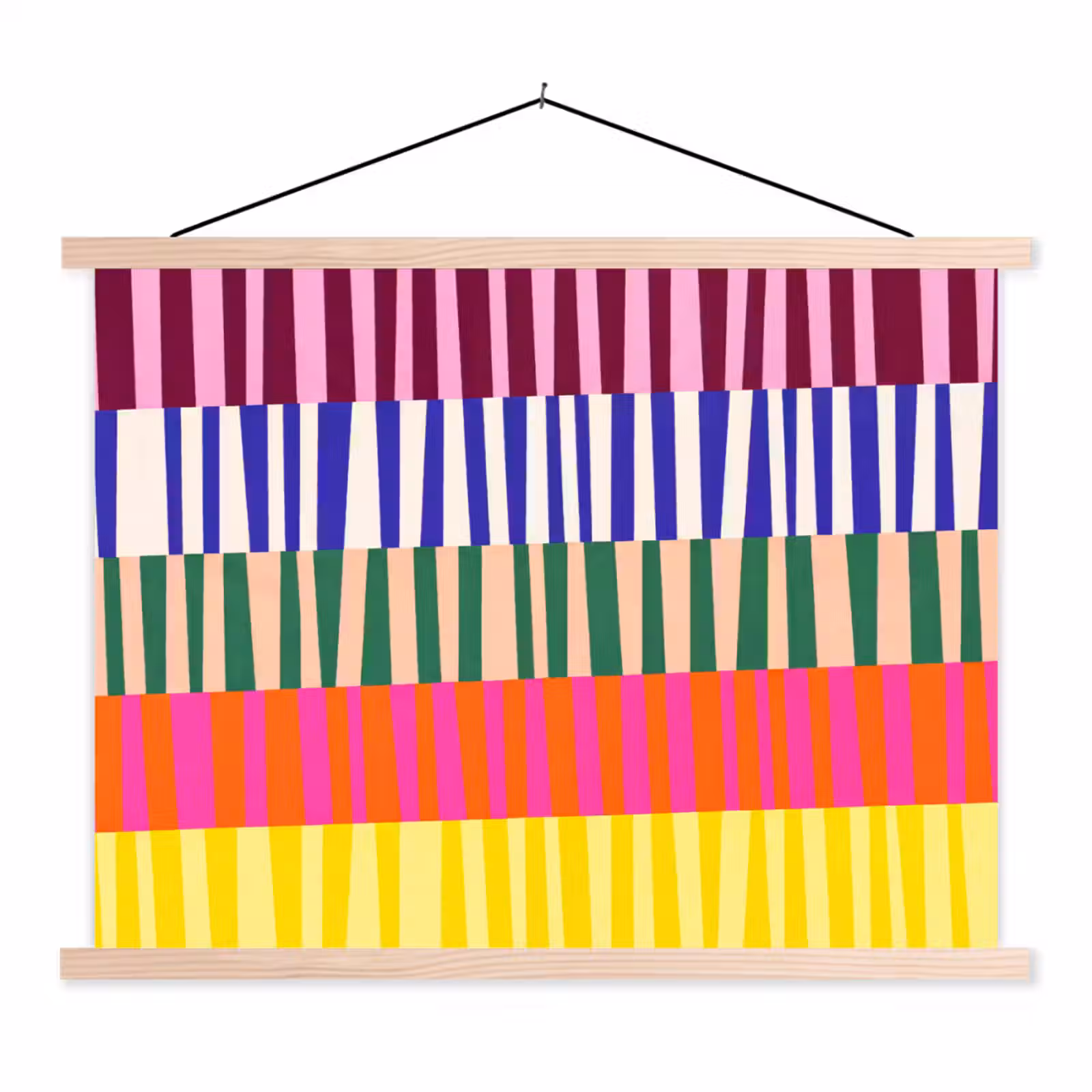 Stoffbild - Muster – Streifen – Abstrakt – Modern – Farbenfroh — 1