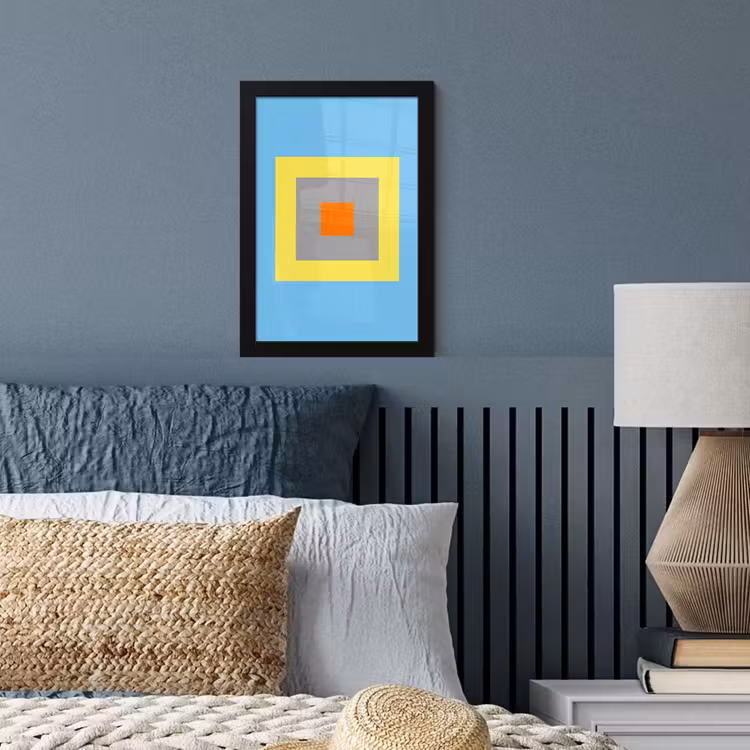 Bilder mit Rahmen - Abstrakt – Geometrisch – Farbenfroh – Modern – Formen — 3