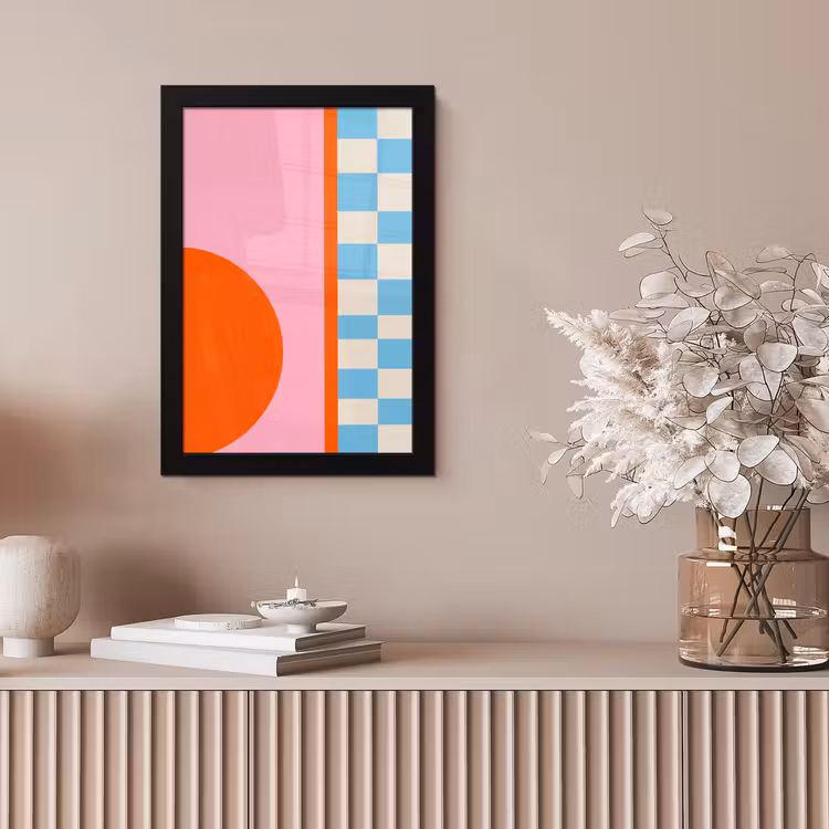 Bilder mit Rahmen - Zusammenfassung – Formen – Geometrisch – Modern – Farbenfroh — 4