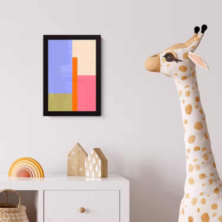 Bilder mit Rahmen - Zusammenfassung – Geometrie – Kunst – Modern – Farbenfroh — 5