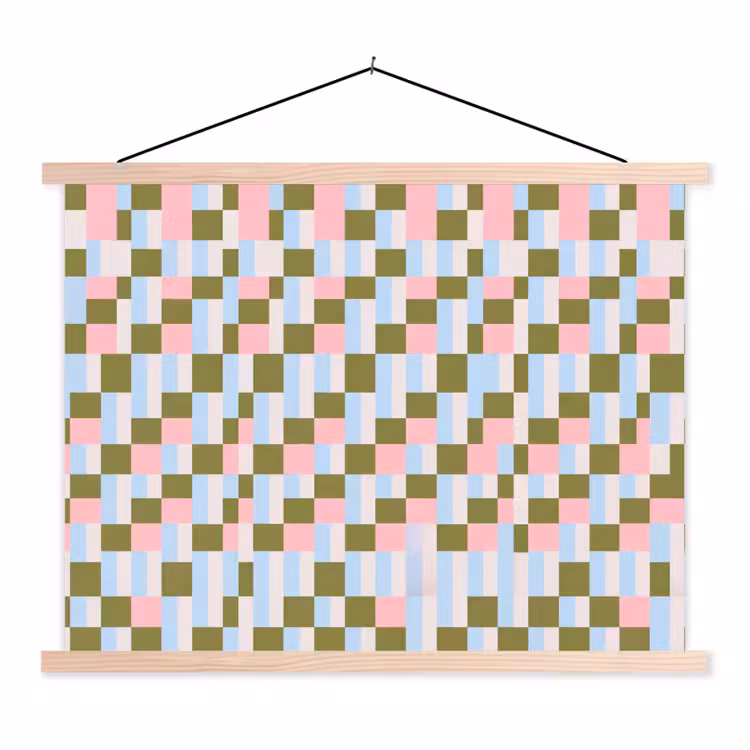 Stoffbild - Muster – Geometrisch – Abstrakt – Farbenfroh – Modern — 1