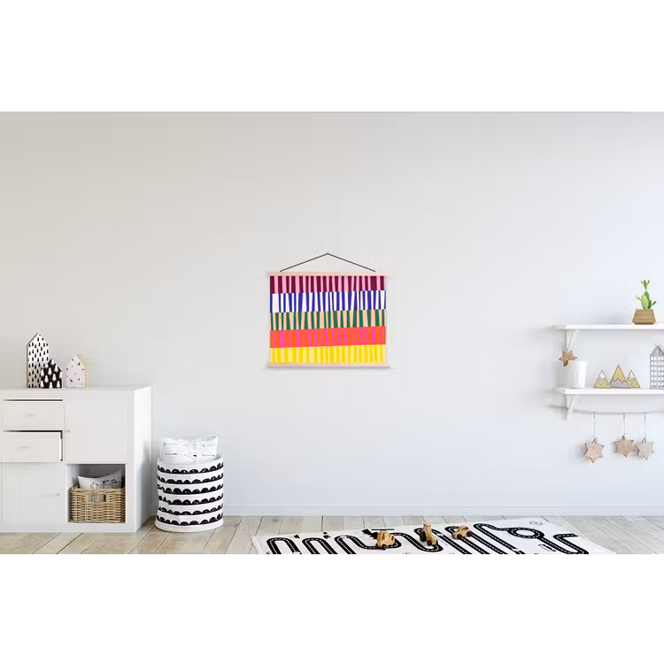 Stoffbild - Muster – Streifen – Abstrakt – Modern – Farbenfroh — 2