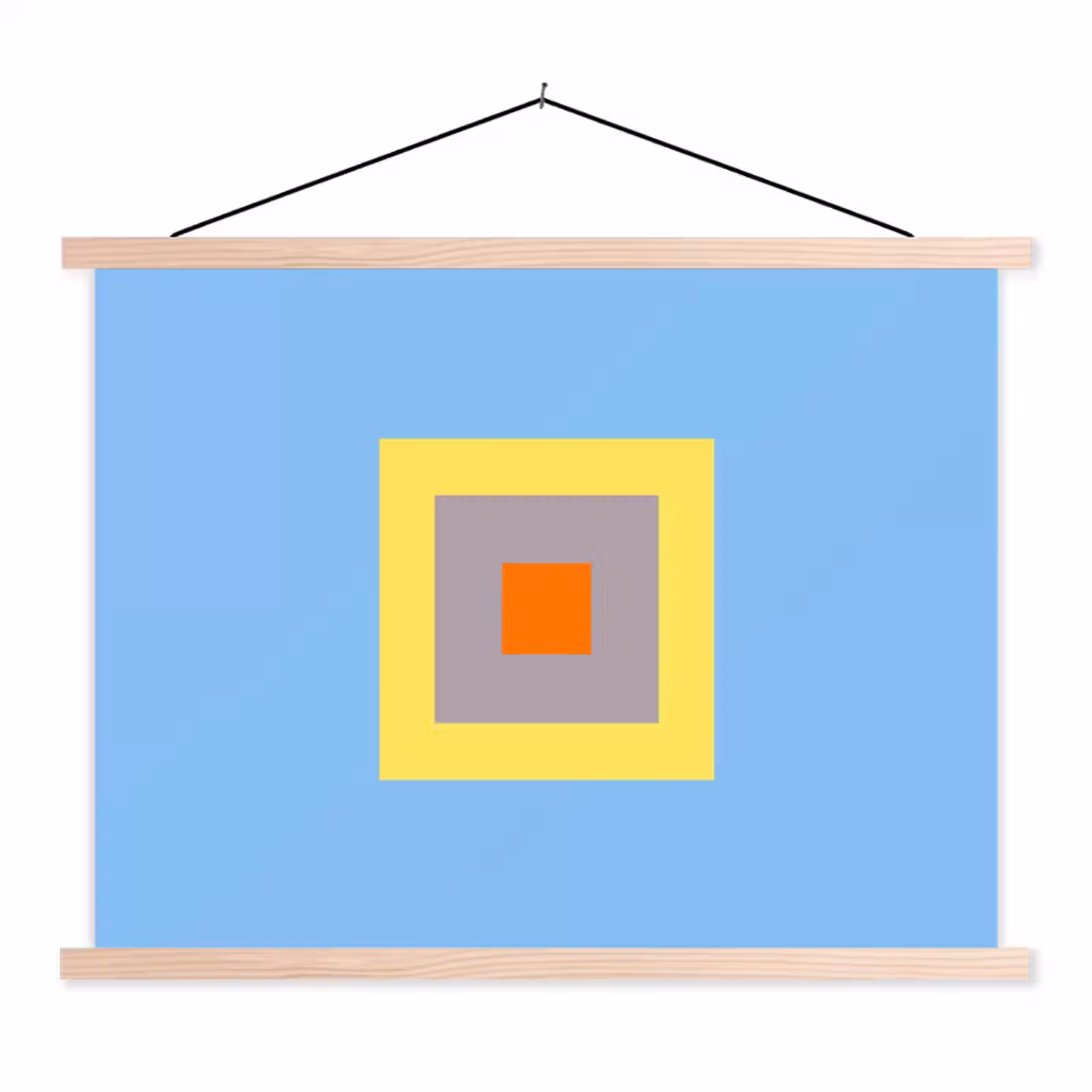 Stoffbild - Abstrakt – Geometrisch – Farbenfroh – Modern – Formen — 1