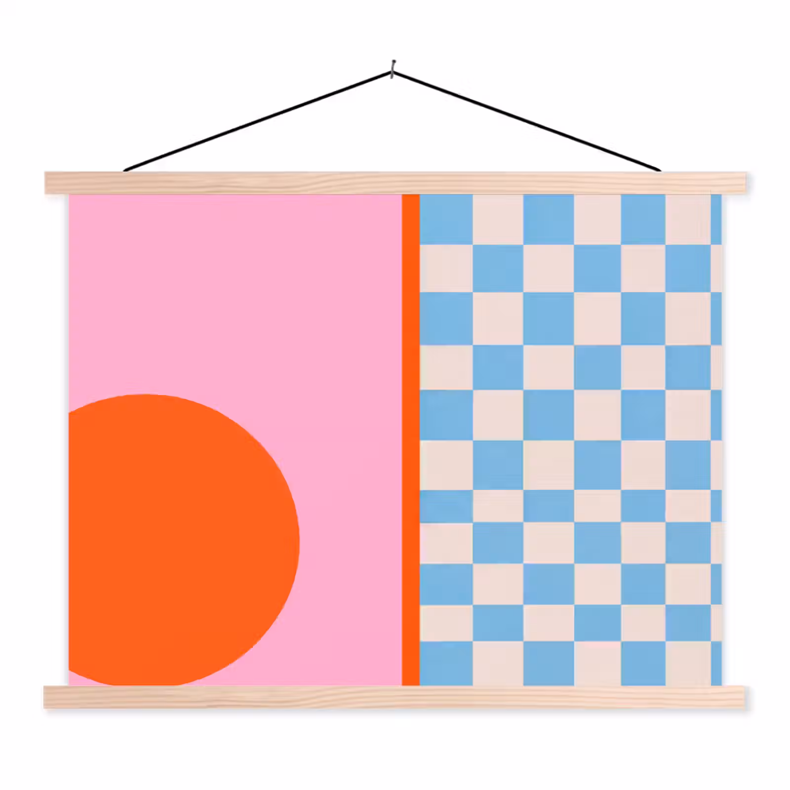 Stoffbild - Zusammenfassung – Formen – Geometrisch – Modern – Farbenfroh — 1