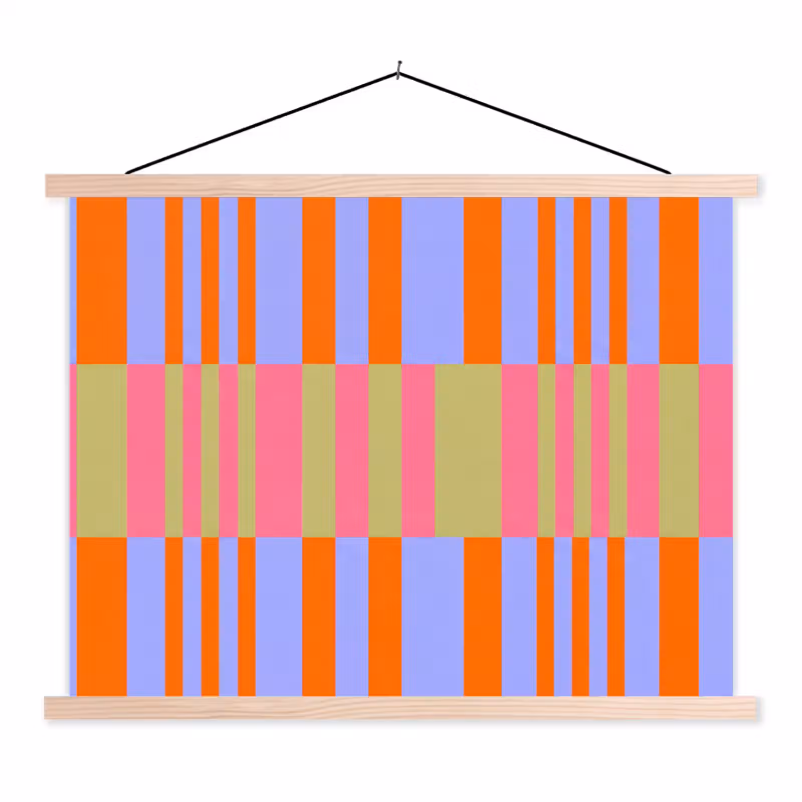 Stoffbild - Zusammenfassung – Muster – Geometrisch – Farbenfroh – Modern — 1