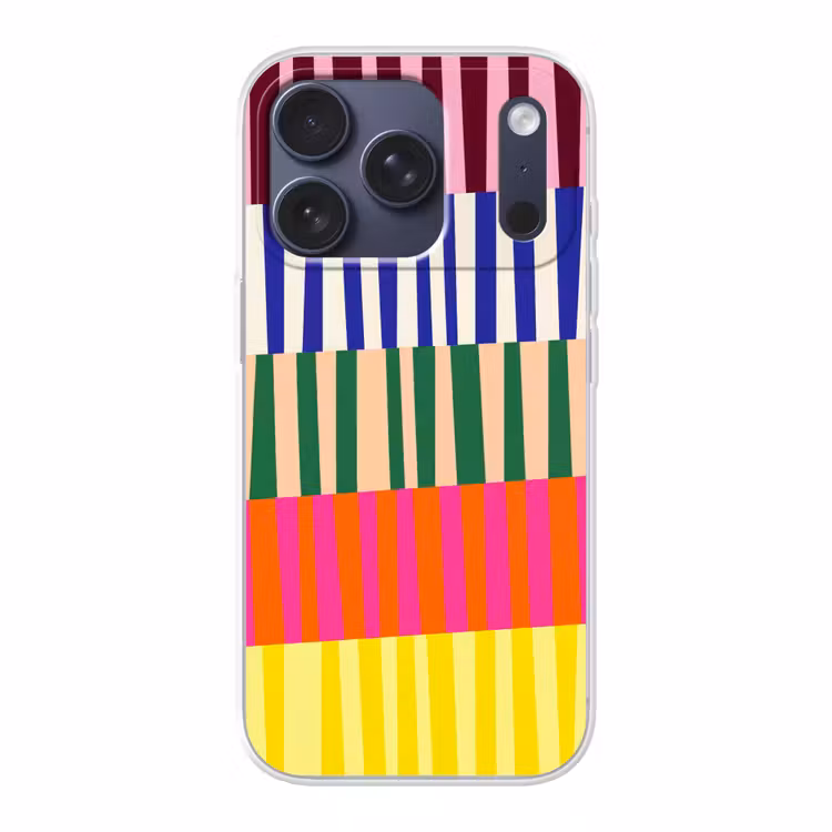 Handyhülle - Muster – Streifen – Abstrakt – Modern – Farbenfroh — 1