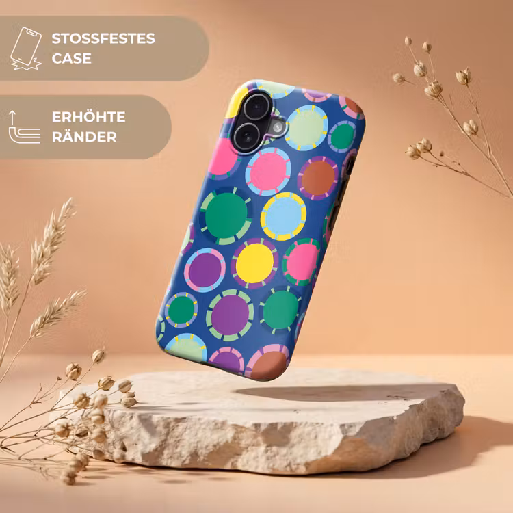Handyhülle Toughcase - Muster – Kreise – Abstrakt – Bunt — 5