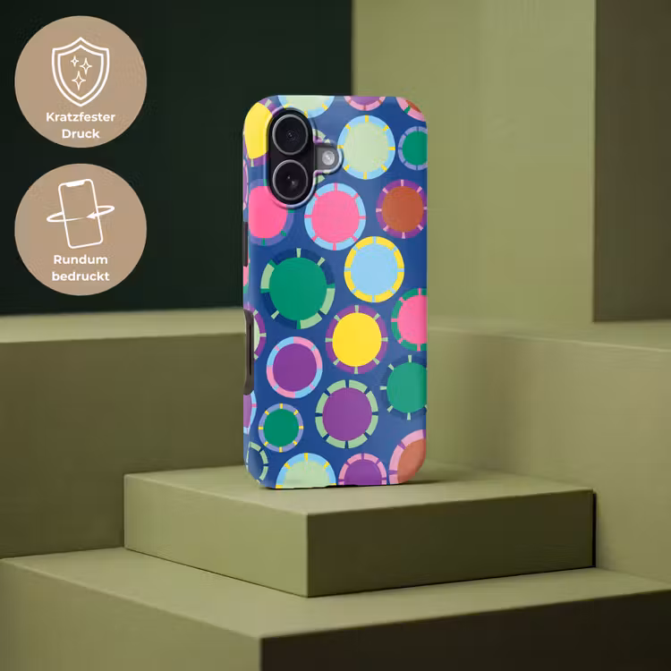 Handyhülle Toughcase - Muster – Kreise – Abstrakt – Bunt — 7