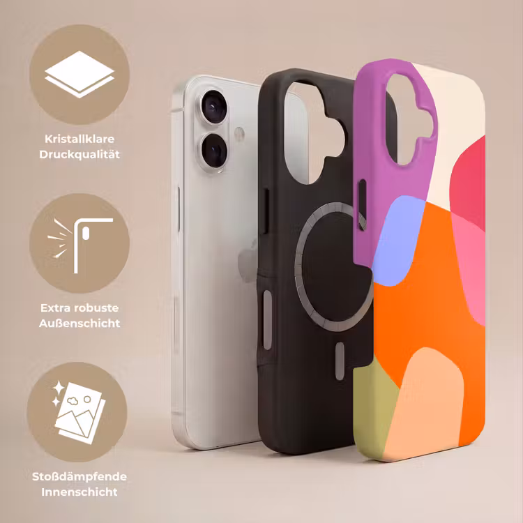 Handyhülle Toughcase - Zusammenfassung – Formen – Modern – Farbenfroh — 3