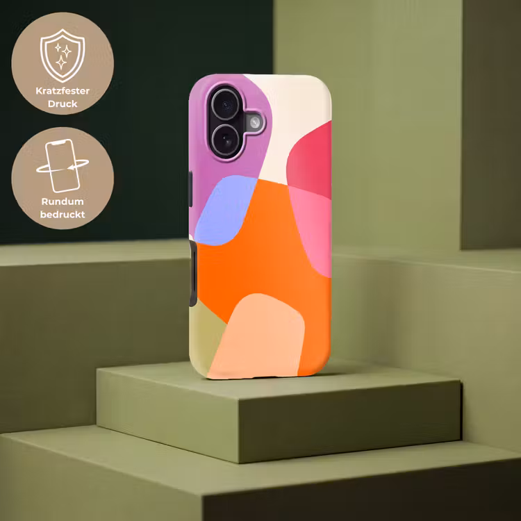 Handyhülle Toughcase - Zusammenfassung – Formen – Modern – Farbenfroh — 7