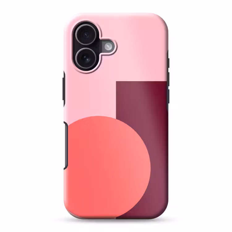 Handyhülle Toughcase - Zusammenfassung – Formen – Rosa – Modern – Design — 1