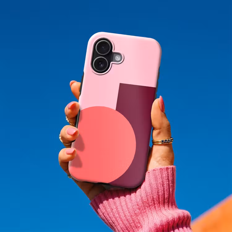 Handyhülle Toughcase - Zusammenfassung – Formen – Rosa – Modern – Design — 2