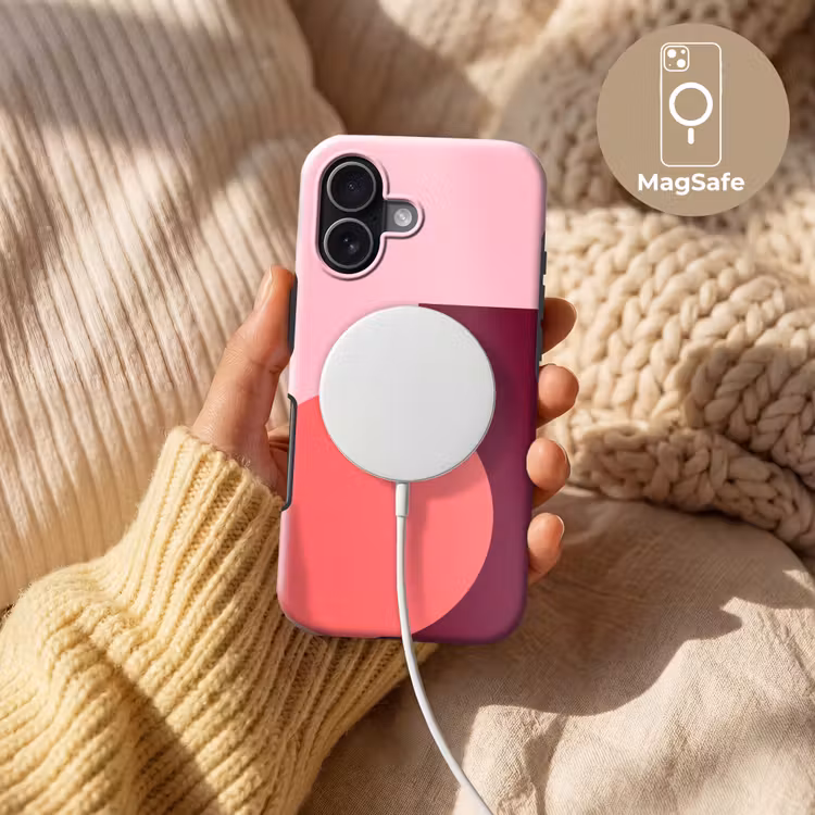 Handyhülle Toughcase - Zusammenfassung – Formen – Rosa – Modern – Design — 8