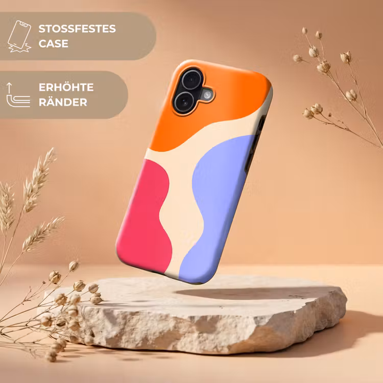 Handyhülle Toughcase - Zusammenfassung – Organische Formen – Design – Modern – Farbenfroh — 5