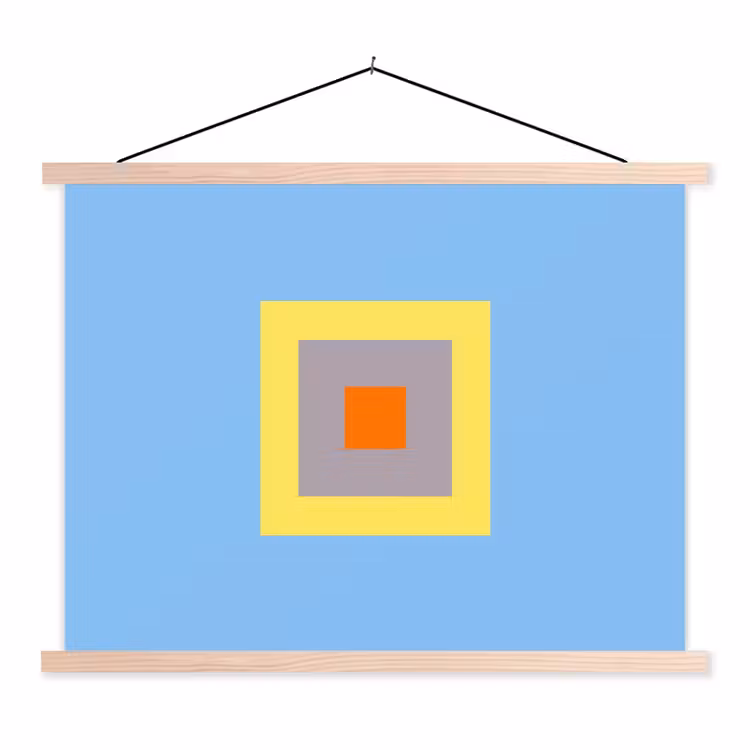 Stoffbild - Abstrakt – Geometrisch – Farbenfroh – Modern – Formen — 1