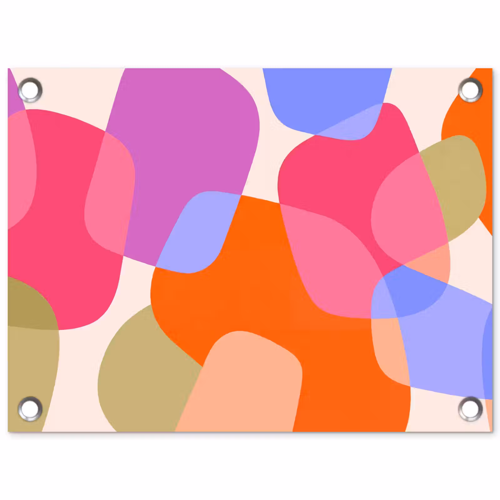 Gartenposter - Zusammenfassung – Formen – Modern – Farbenfroh — 1